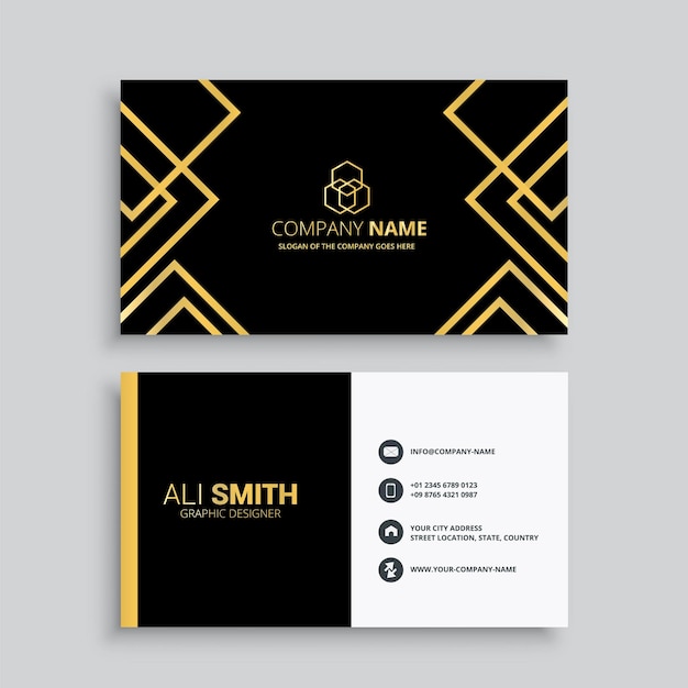 Business card template