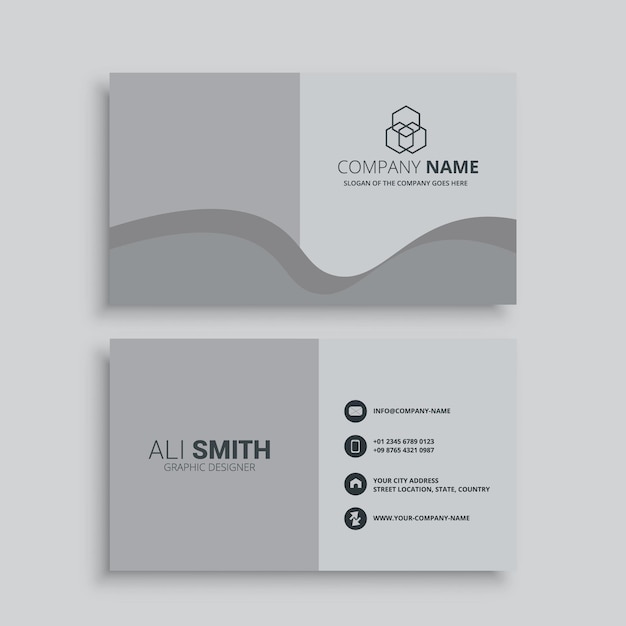 business card template