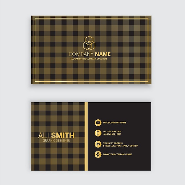 Business card template