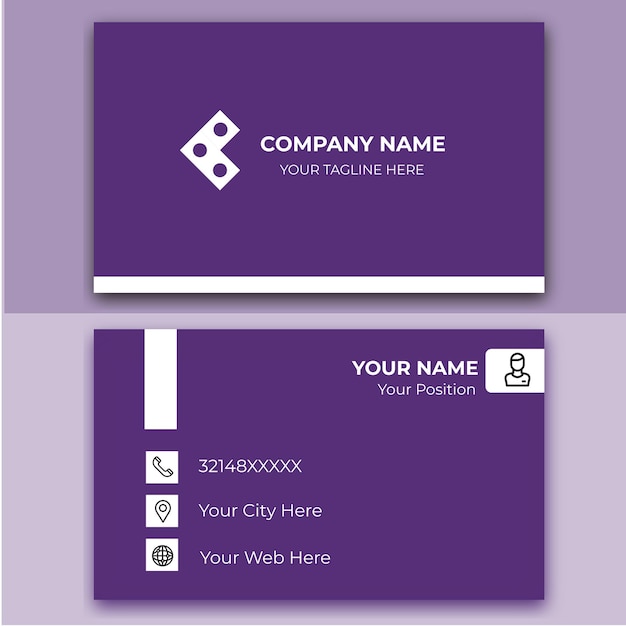 Business card template