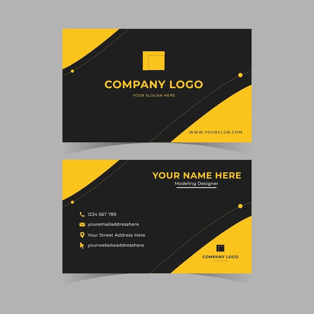 business card template