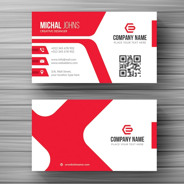 business card template
