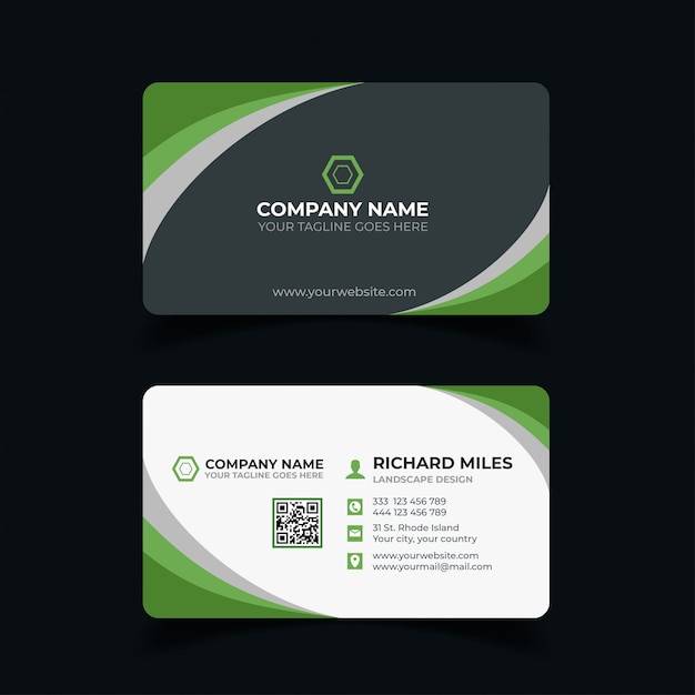 Business card template