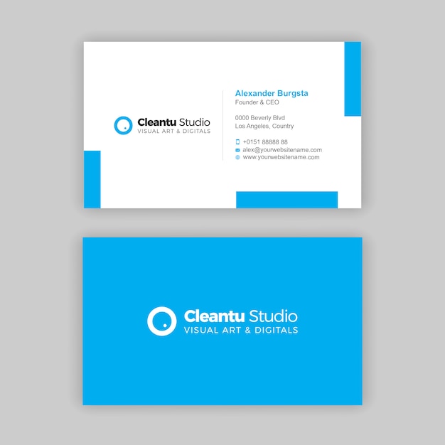 Business card template