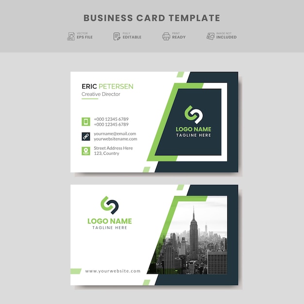 business card template