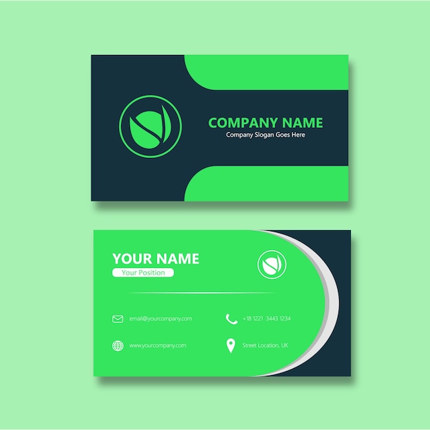 Business card template