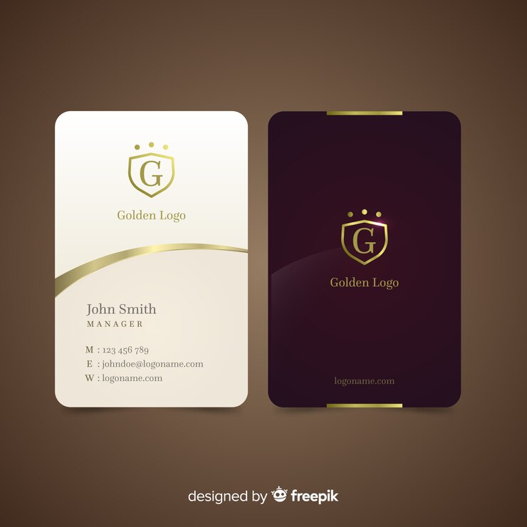 Vector business card template