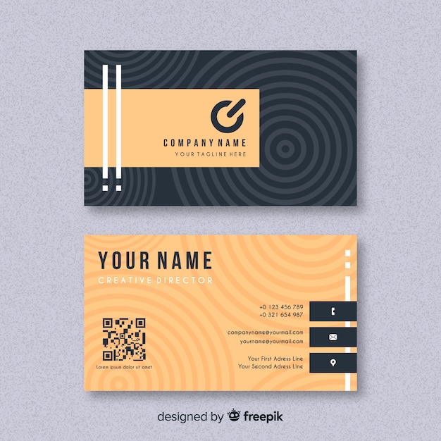 Business card template