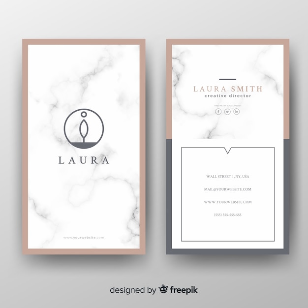 Business card template