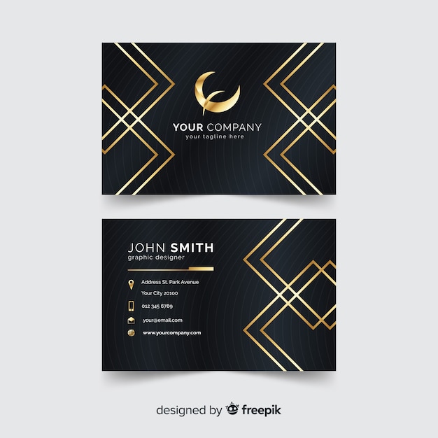 Business card template