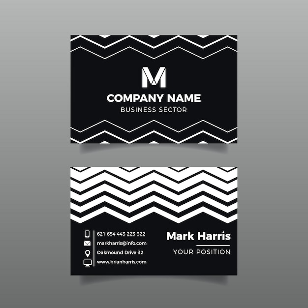 Business card template