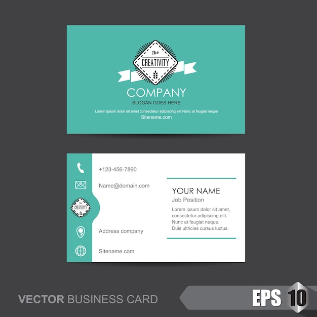 Business card template