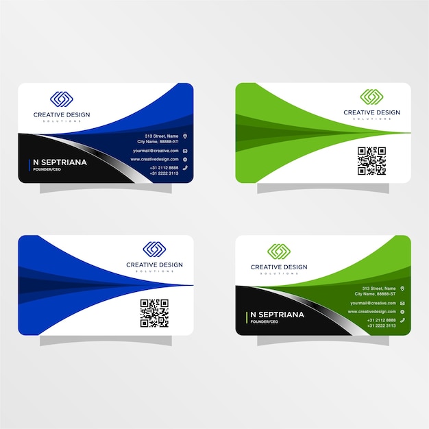 Business card template