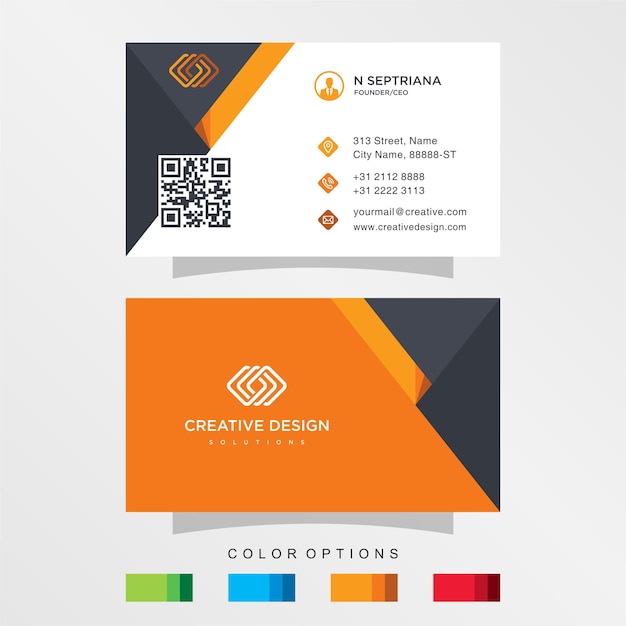 Business card template