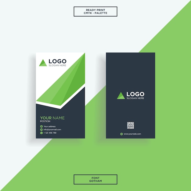 Business card template