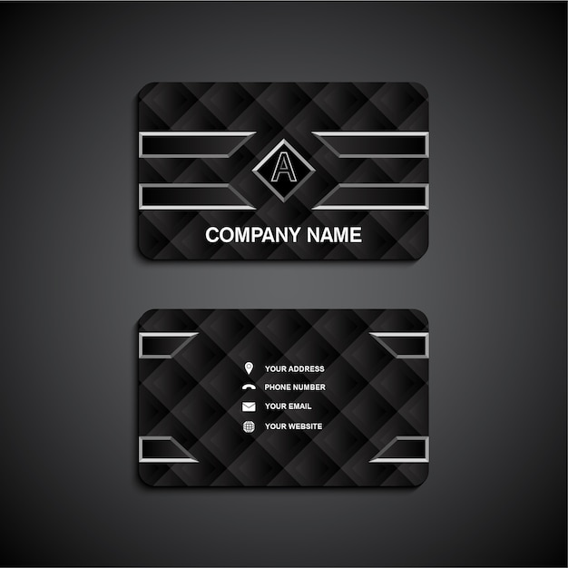 Business card template