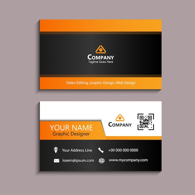 Business card template