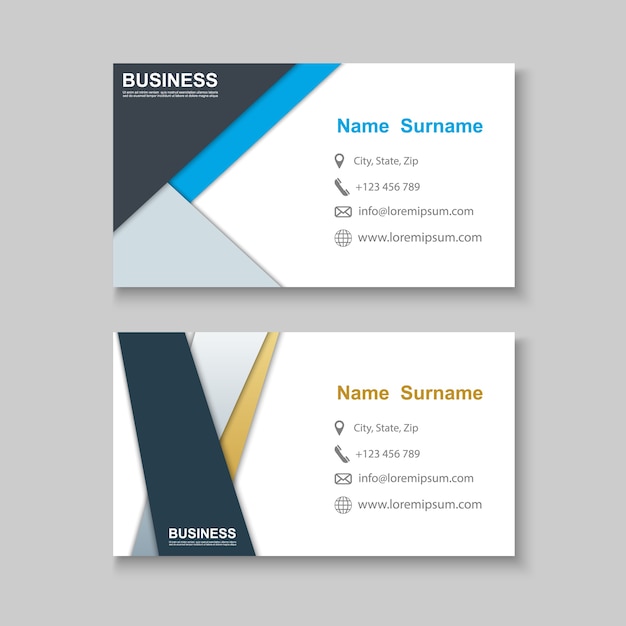 Business card template