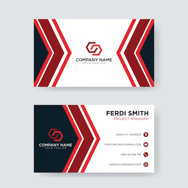 Business card template