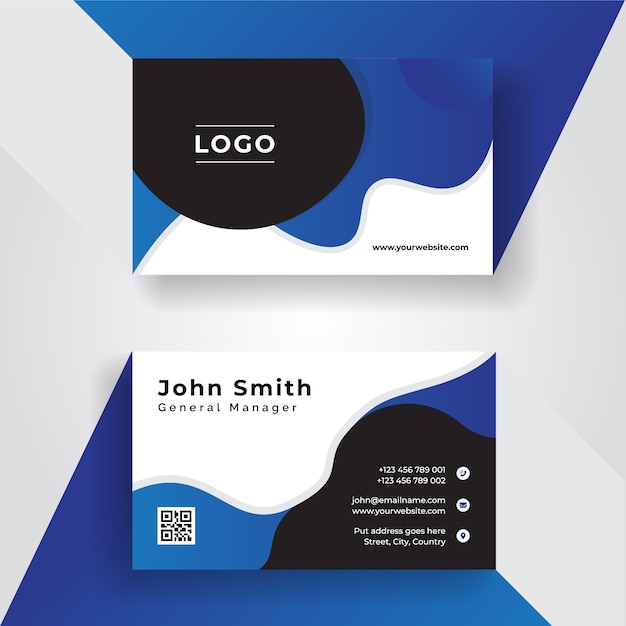 Business card template