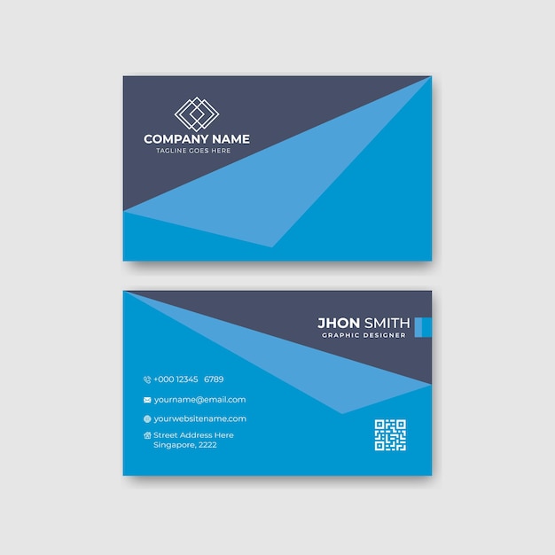 Business card template