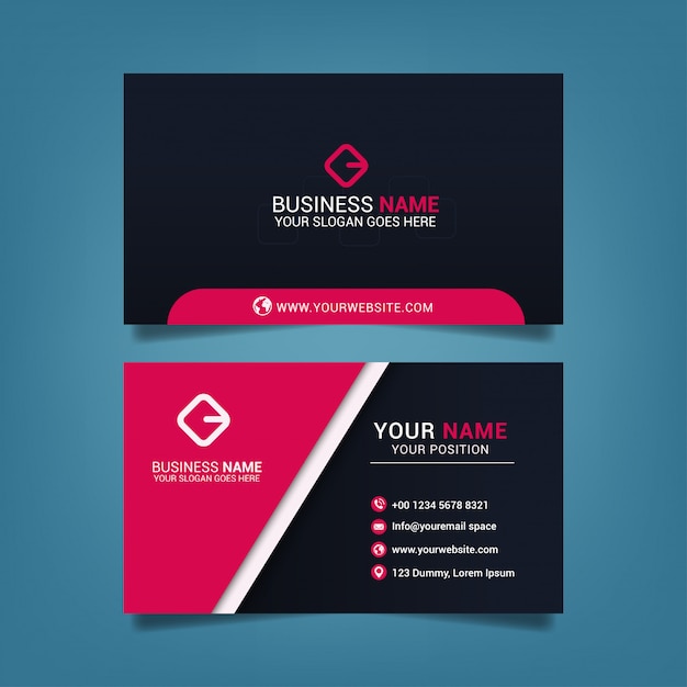 Business card template