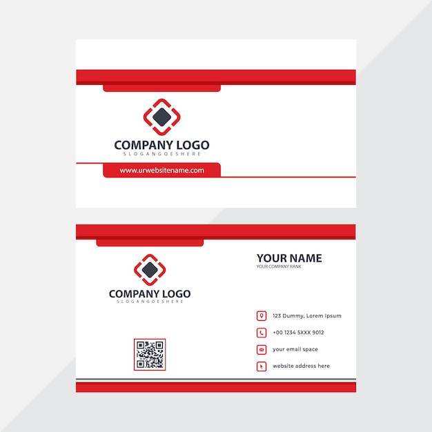 Business card template