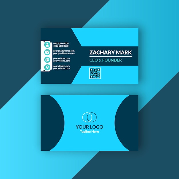 business card template