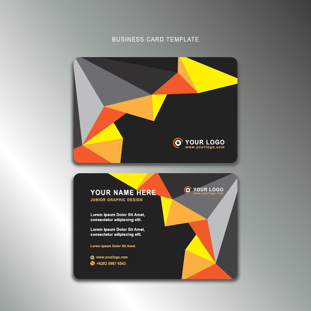 Business card template