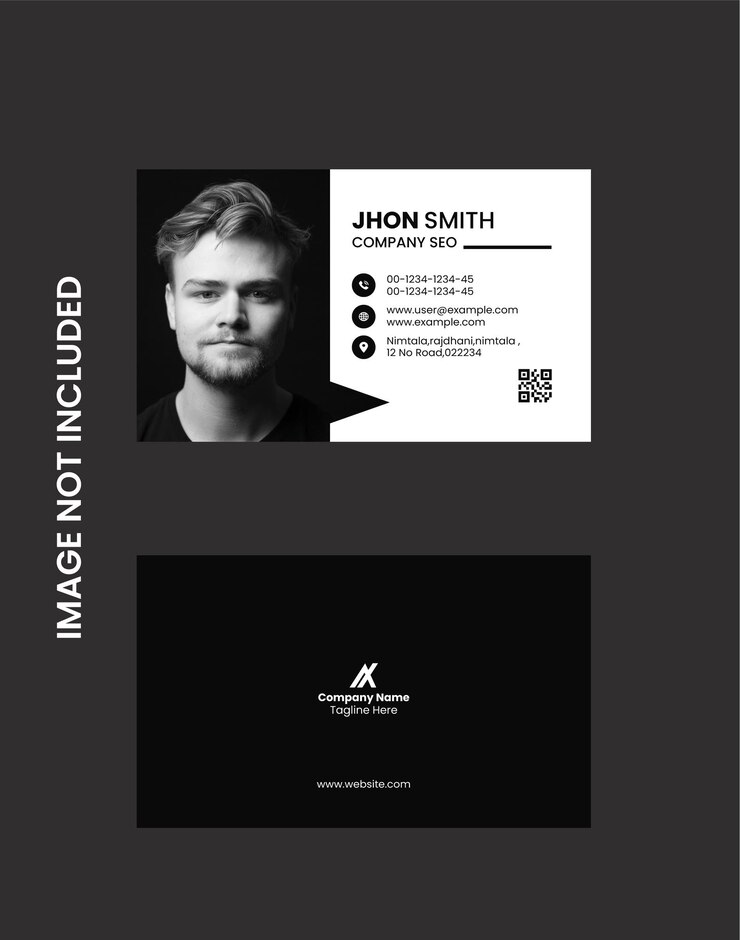 business card template