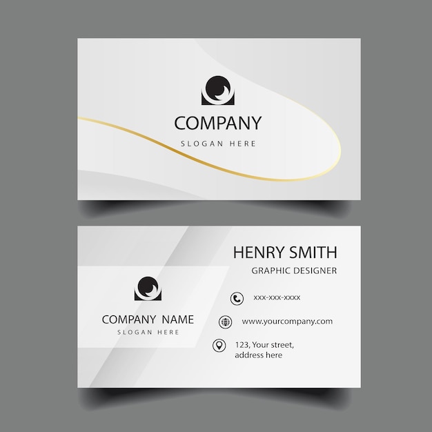 Business card template