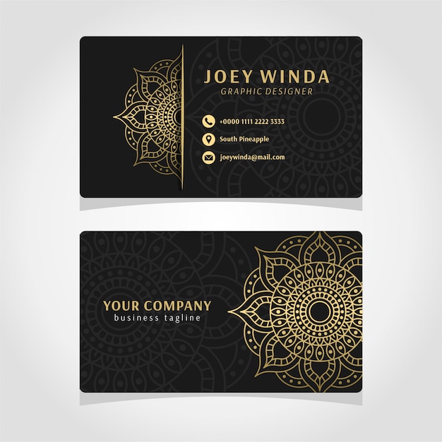 business card template 