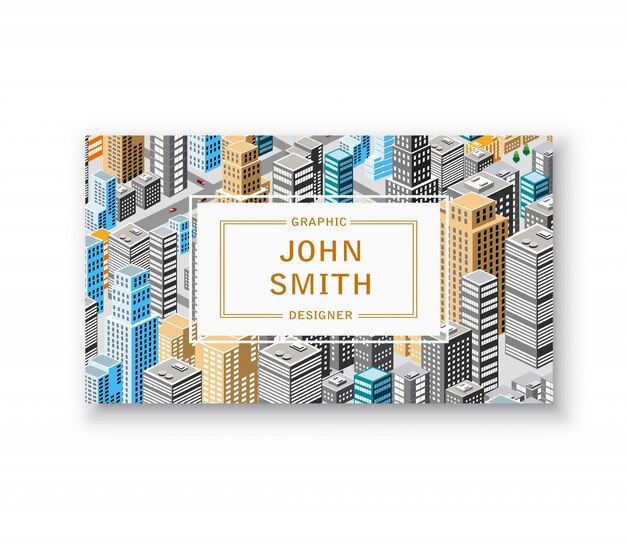 Business card template