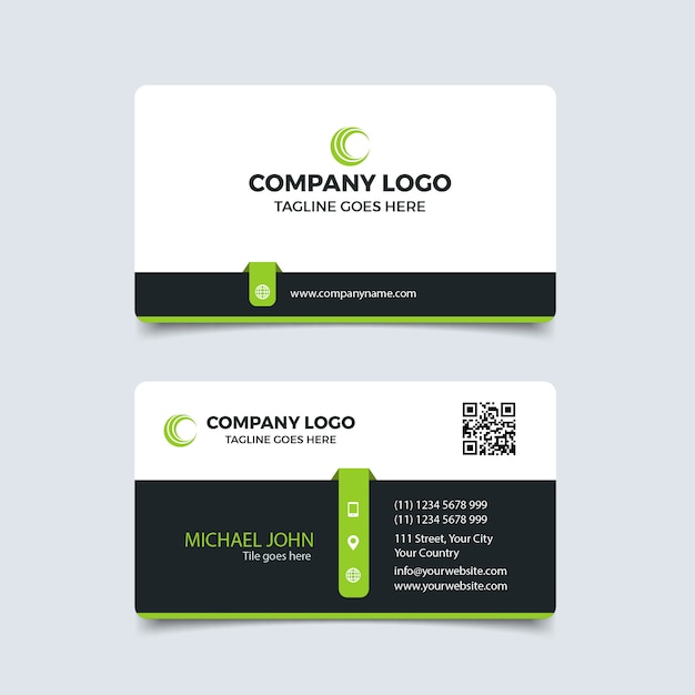 Business card template