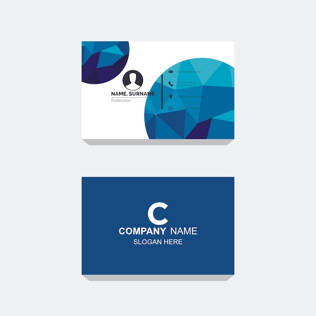 business card template