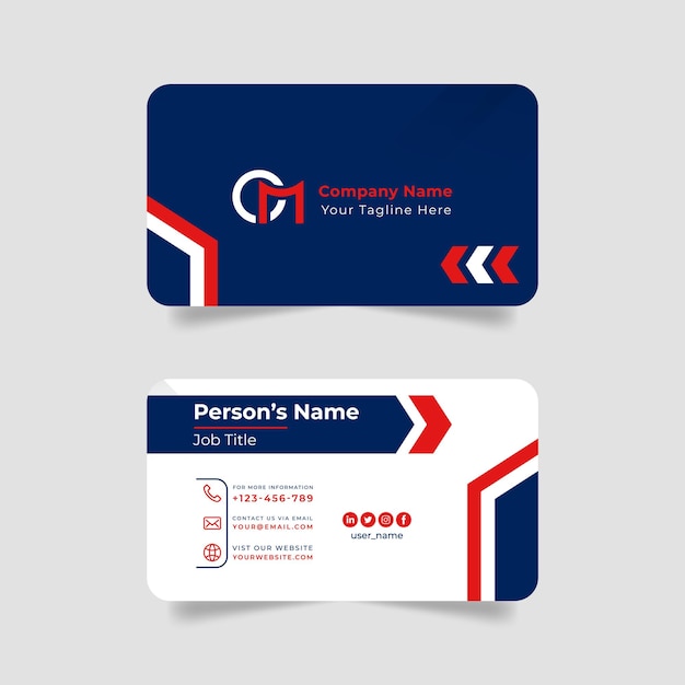 business card template