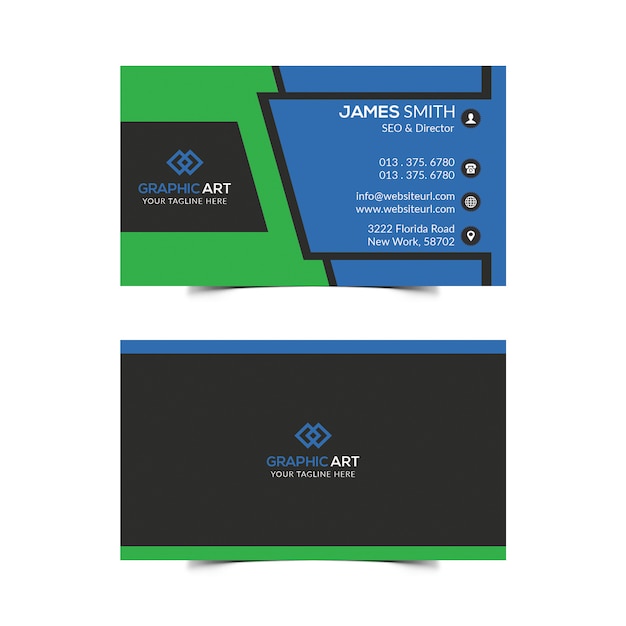 Business card template