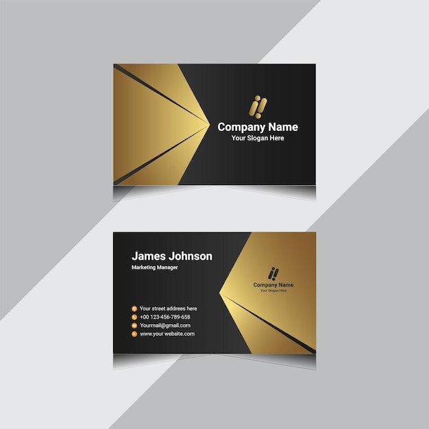 Business card template