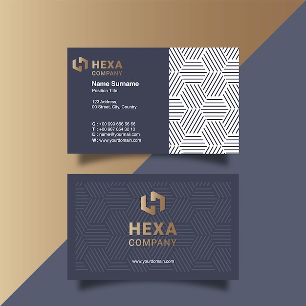 Business card template