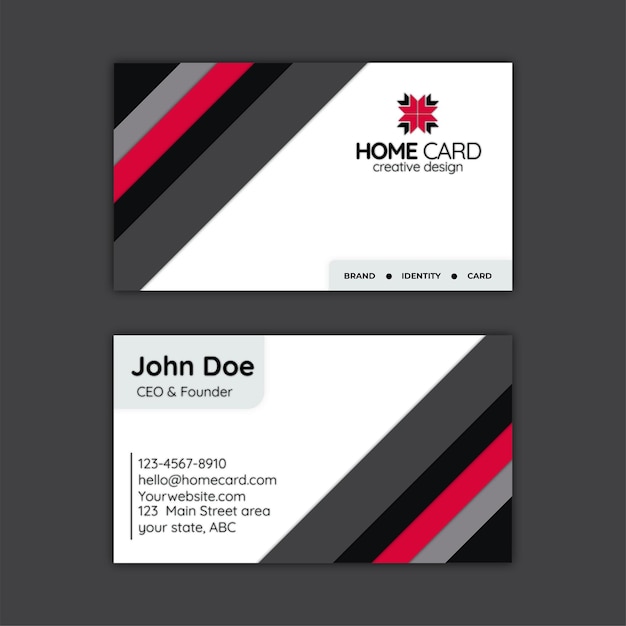 business card template