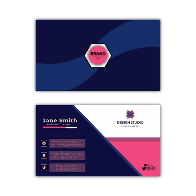 Business card template