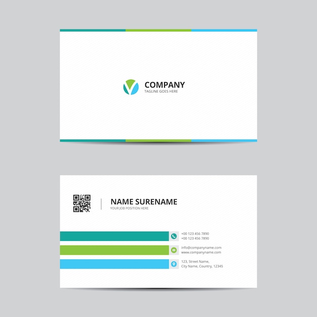 Business card template