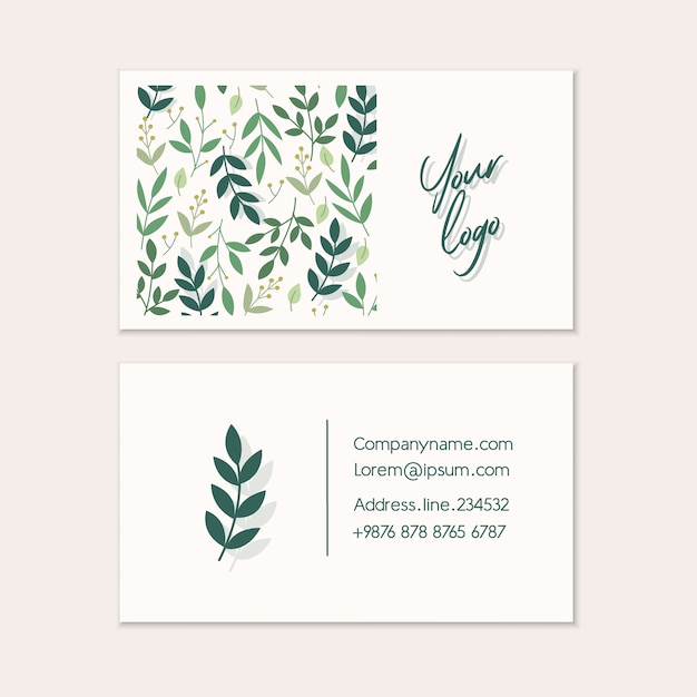 Vector business card templates.