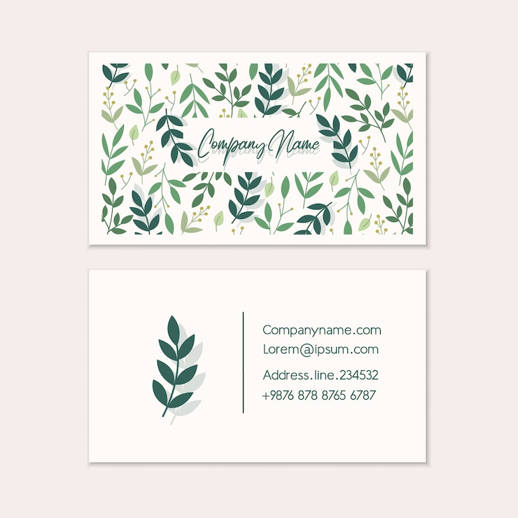 Vector business card templates.