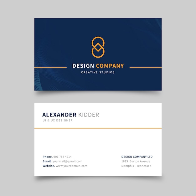 Vector business card templates