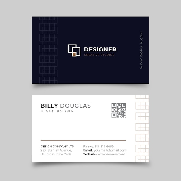 Vector business card templates