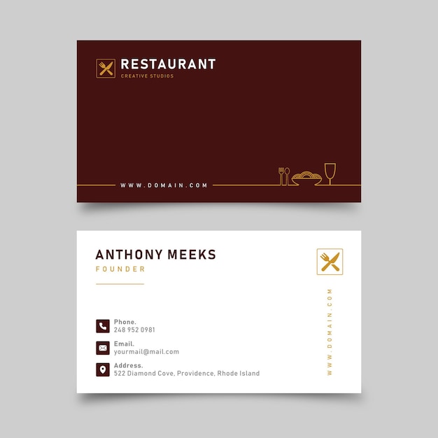 Vector business card templates