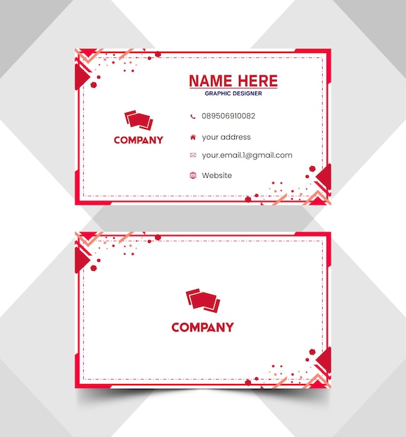 A business card that says the name here.