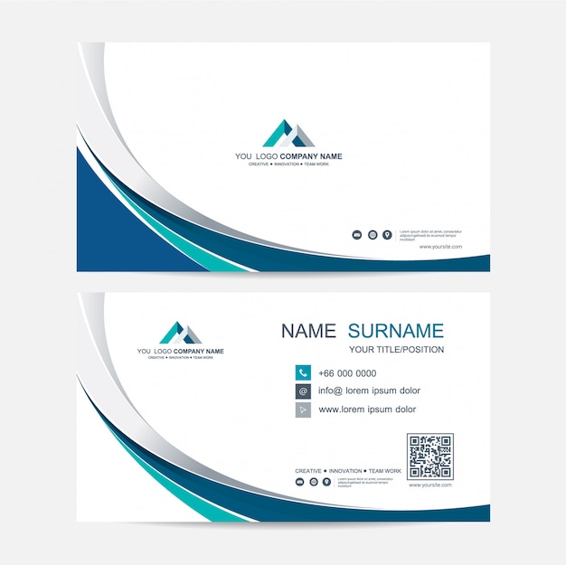 Business card vector background