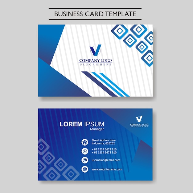 business card vector template